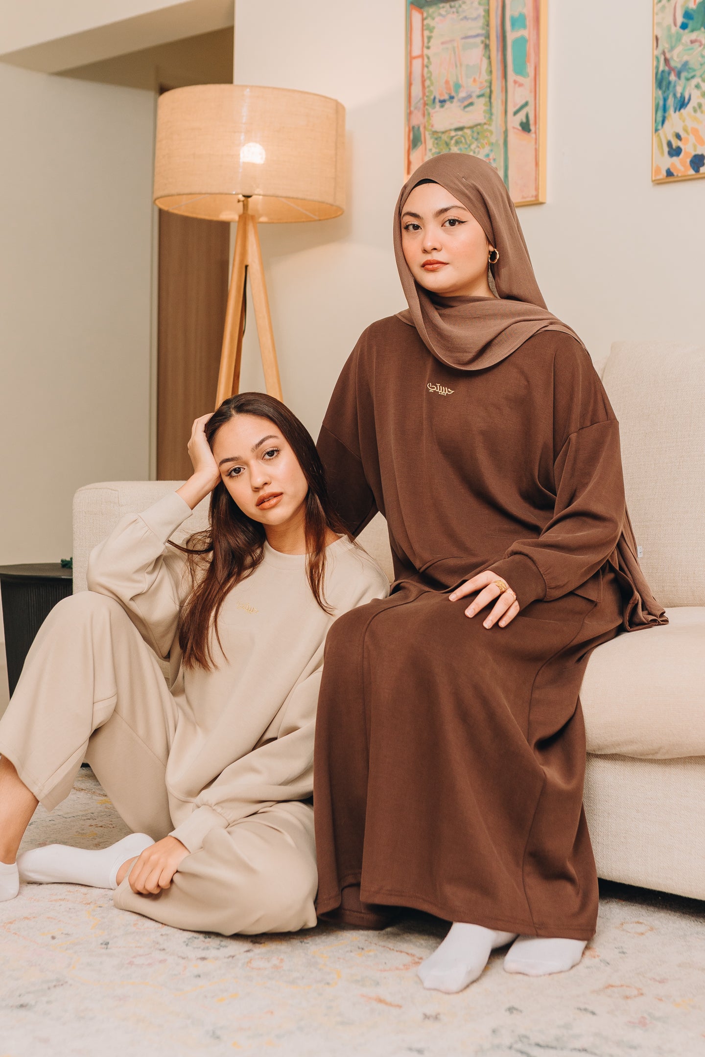 Modal Habibti Sweater in Brown