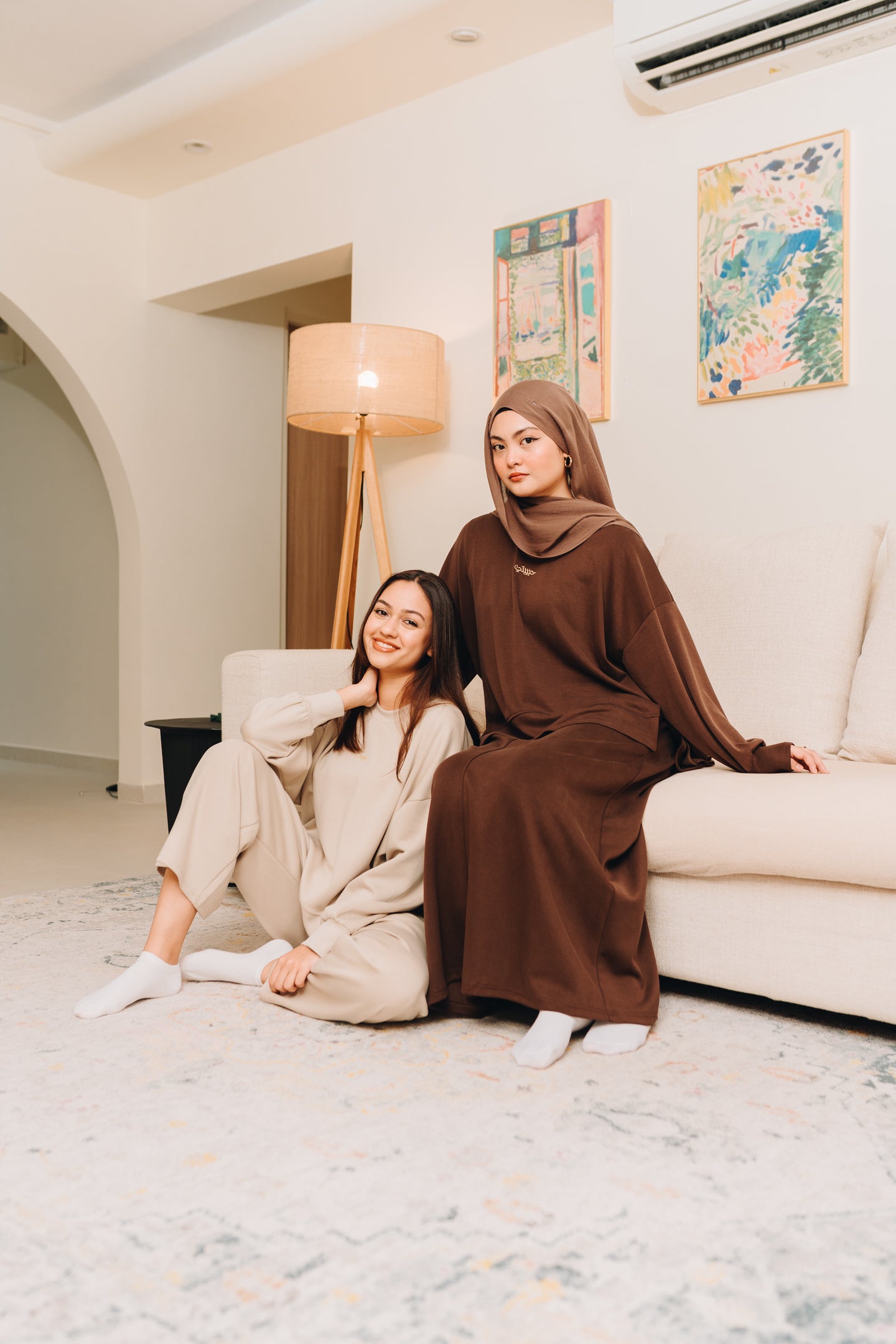 Modal Habibti Sweater in Cream