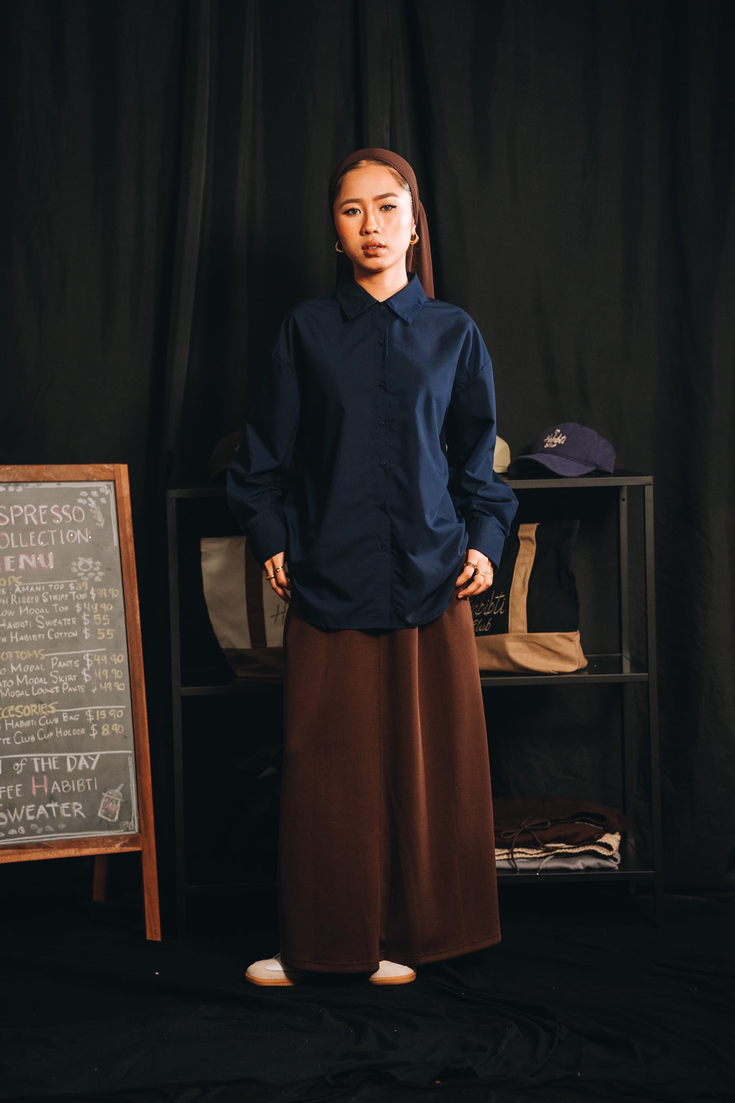 Hidden Habibti Cotton Tencel Shirt