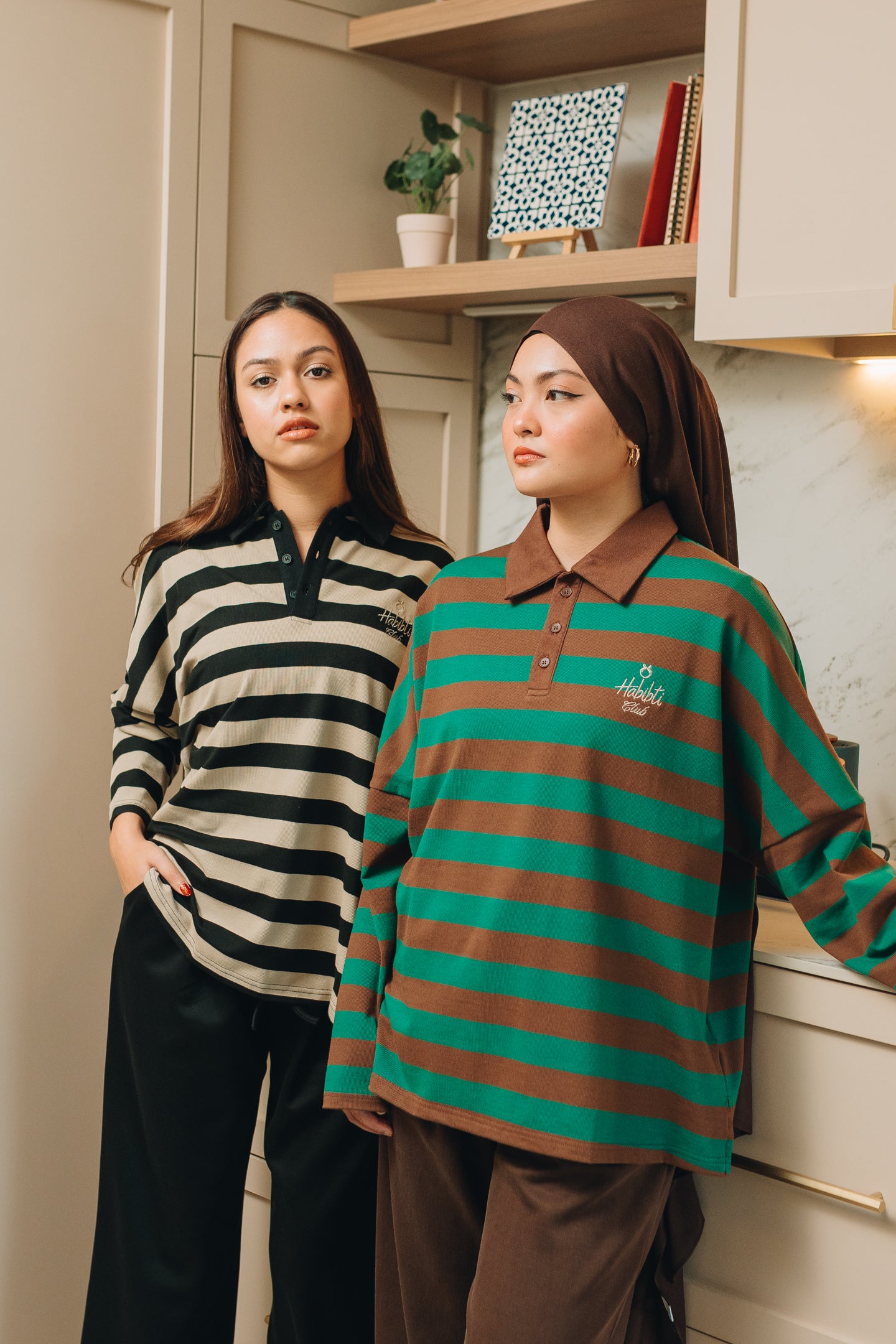Cotton Ribbed Stripe Top