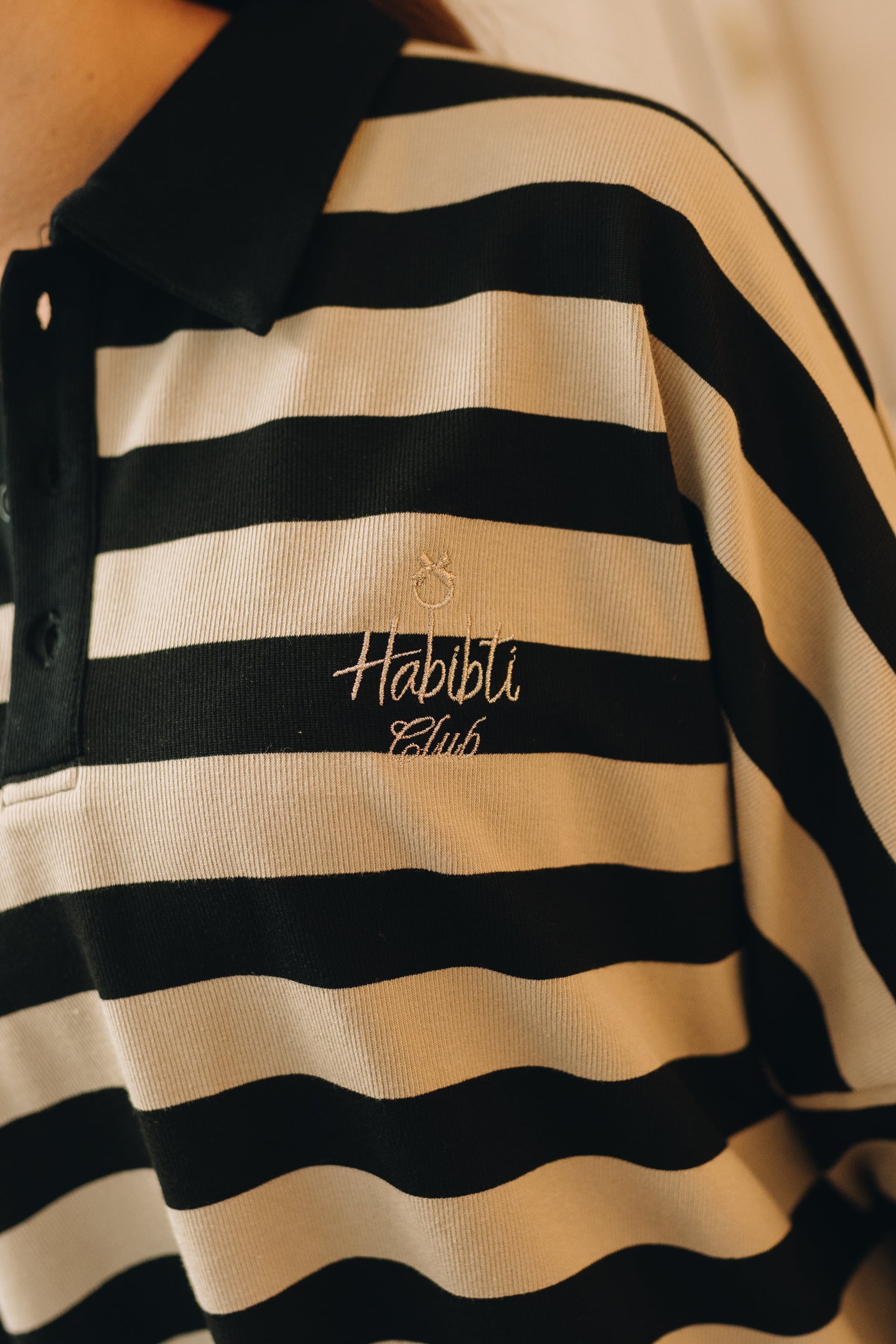 Cotton Ribbed Stripe Top