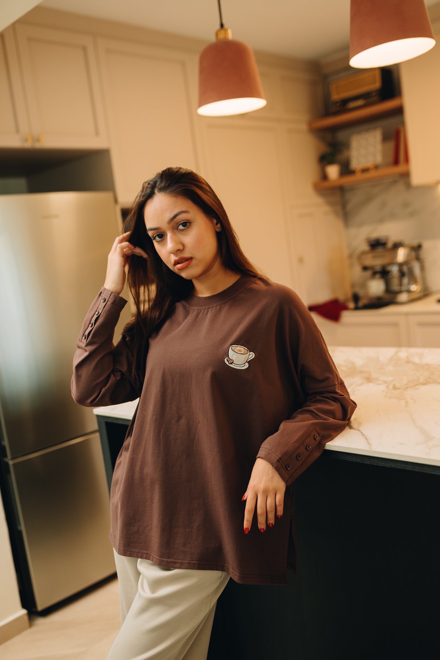 (PRE ORDER) Amani Top : Espresso Series