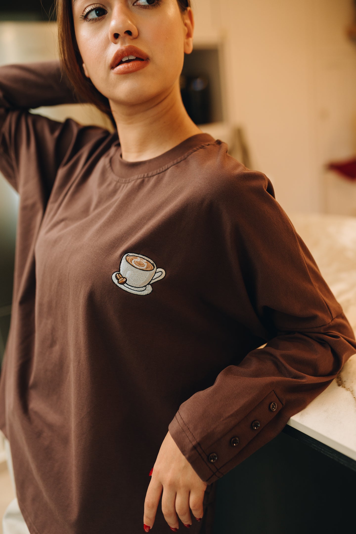 (PRE ORDER) Amani Top : Espresso Series