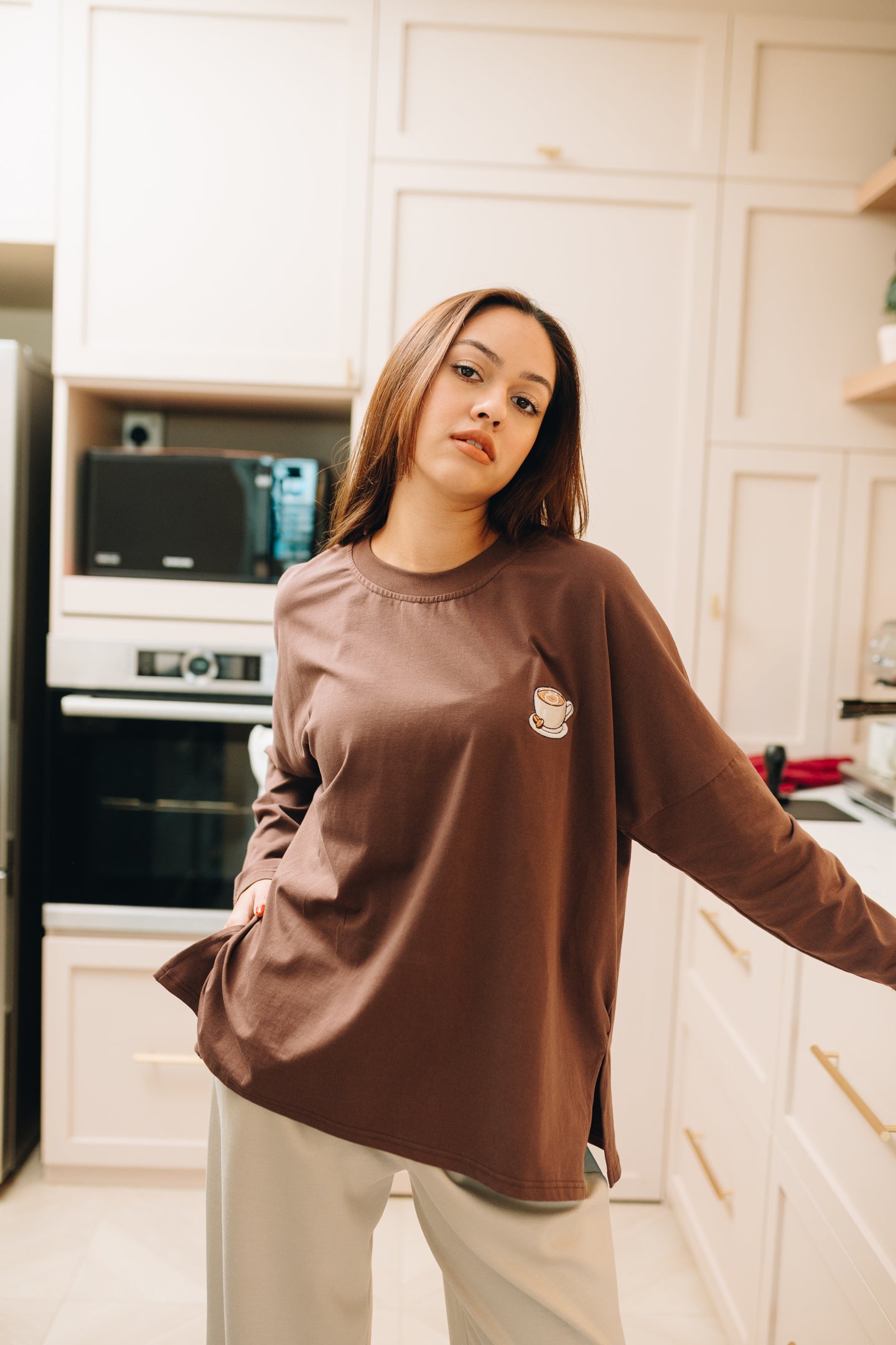 (PRE ORDER) Amani Top : Espresso Series