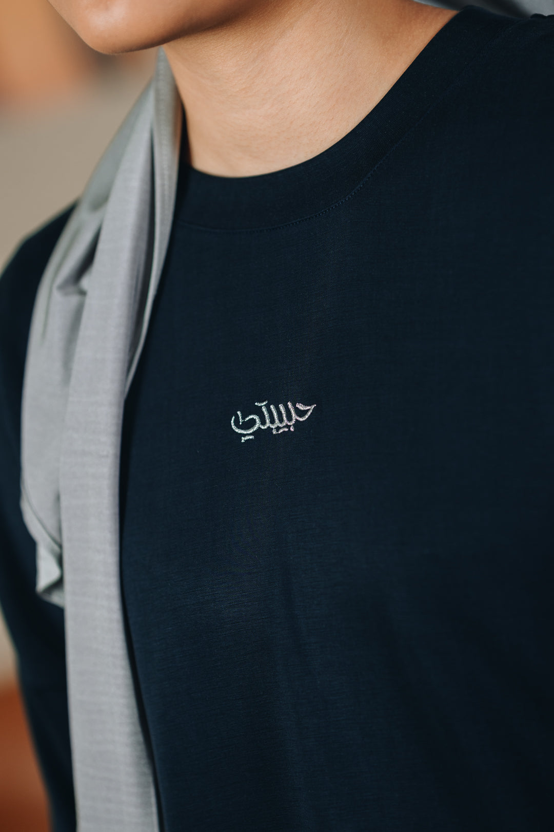 Modal Habibti Sweater in Navy