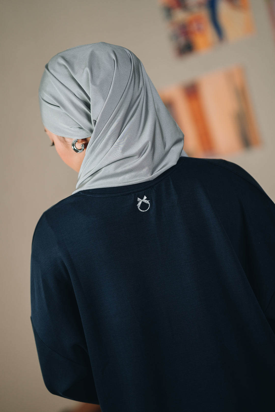 Modal Habibti Sweater in Navy
